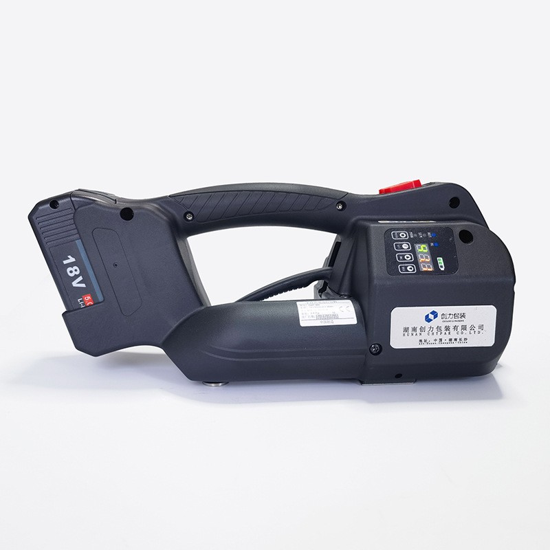 CHT-360电动打包机:电子元器件物流中心标准化出库方案 CHT-360电动打包机:电子元器件物流中心标准化出库方案